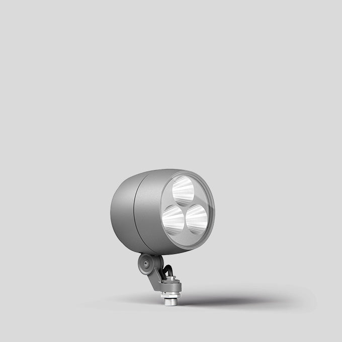 BEGA LED-Anbaustrahler 24W Konv DALI si 85167A 1LED 4000K RGBW 1288lm si mt Alu