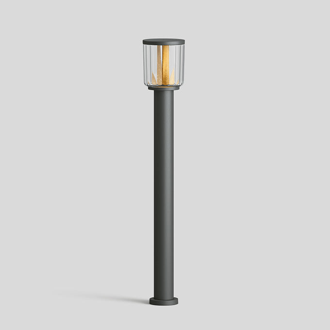 BEGA LED-Pollerleuchte 6,8W IP65 2700K 85540K27 600lm graphit Alu Gl_strukt