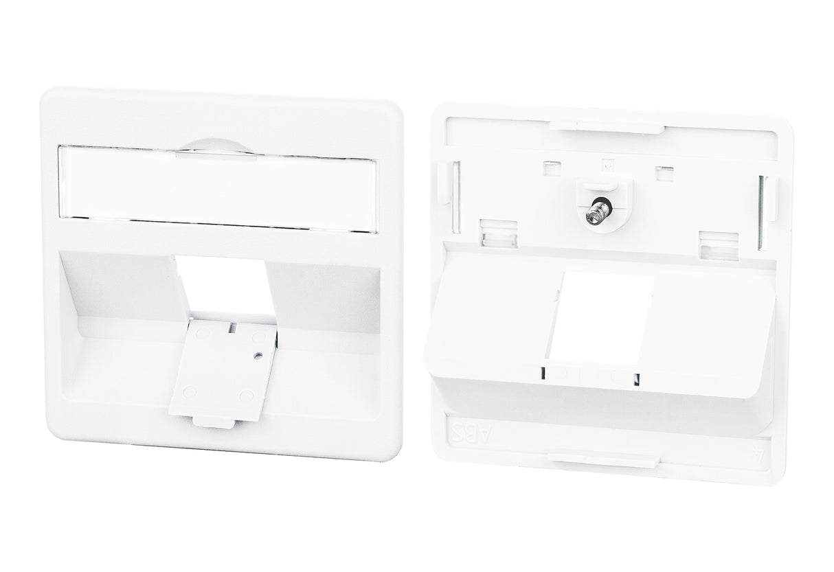 METZ CONNECT Zentralplatte RJ45 1f 860210-27-I ver-ws Schraubbef
