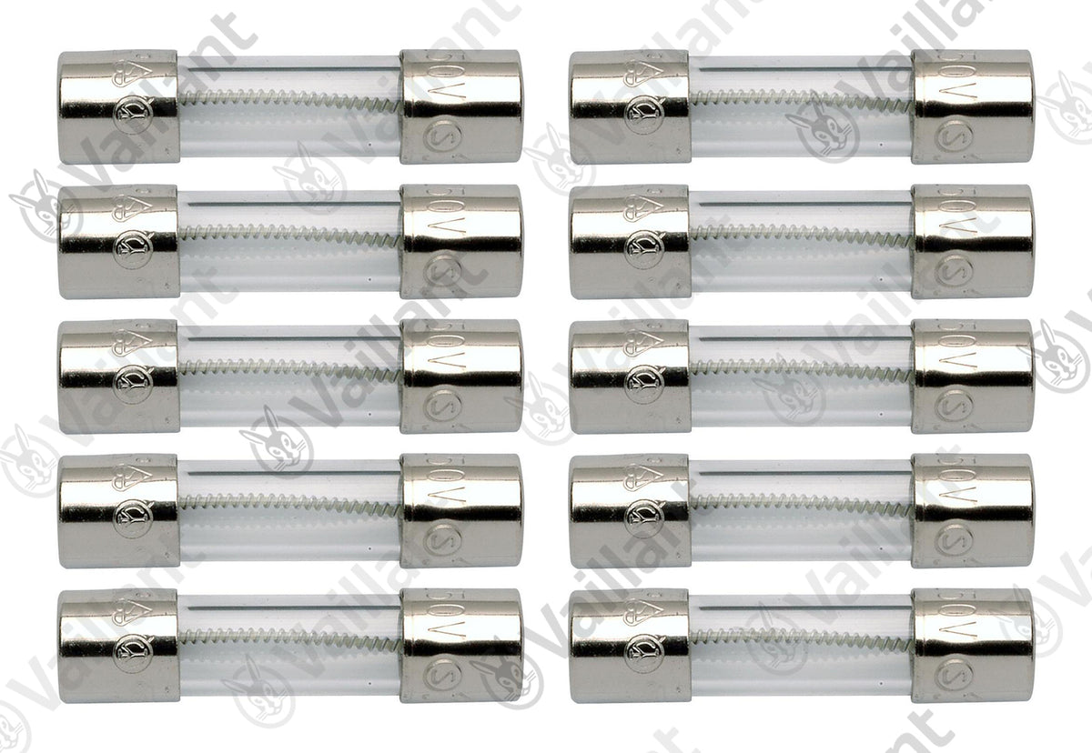Vaillant Ersatzteil Sicherung, 1,25A T, (x10) für VC 104/3-E, VC 105 E u. a. | Art.-Nr. 251961