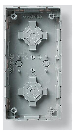 SIEDLE Gehäuse 2f UP gr Kst 100x200x50mm GU 611-2/1-0