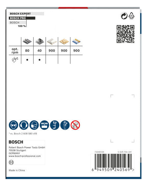 BOSCH-EW Lochsäge 108mm T44mm Sechskant LOCHSÄGE f.Gips Holz
