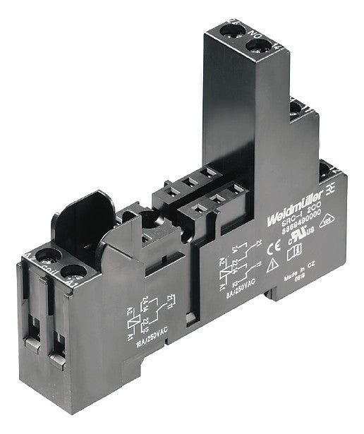 WEIDMÜLLER Relaissockel TS35 Schraub SRC-I 2CO 8Pins 15,8x77x61,5mm