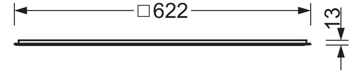 REGIOLUX LED-Panel 622x622mm 29W 4000K panella-PEMP/625 3800 840 ET 4115lm ws