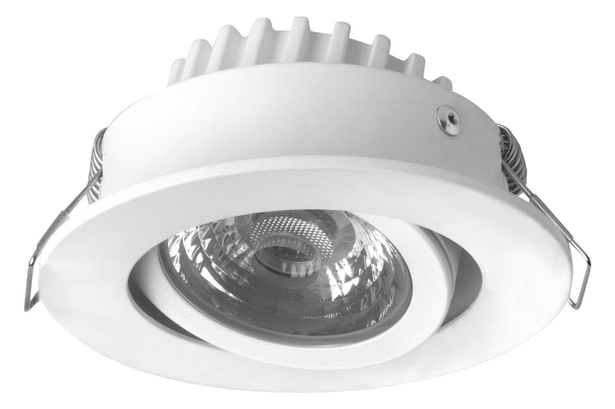 MEGAMAN LED-Einbaustrahler 6,5W Konv ws RICO MM76730 1LED 2800K ws 430lm ws mt