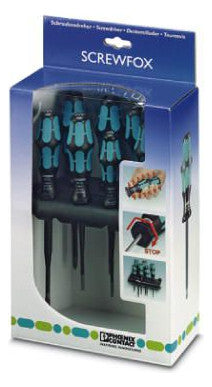 PHOENIX Schraubendreherset 7tlg 2xPH SF-SL/PH/PZ-SL SET S-VDE 2xPZ Karton