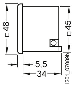 SIEMENS Betriebsstundenzähler analog AC 7KT5502 FRmont 230V 100000h IP20 quarz