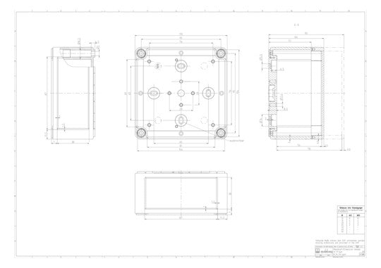 SPELSBERG Leergehäuse Kst IP66 geschl TK PC 1111-9-o B110xH110xT90mm