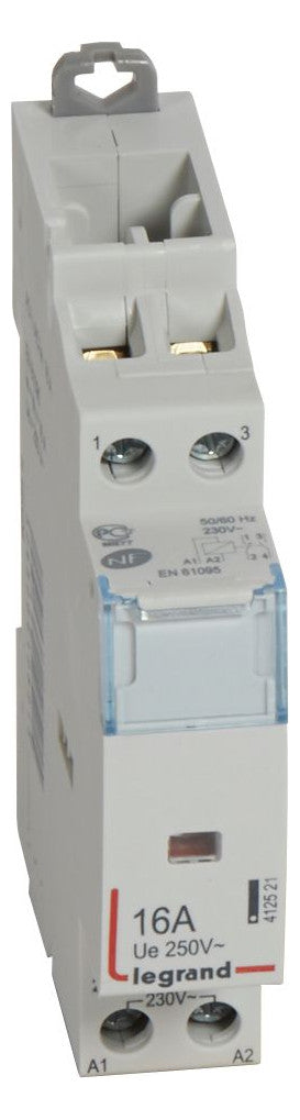 LEGRAND Installationsschütz 16A 230V/AC Legrand 412521 250V/AC 1S 1Ö 2000W/AGL