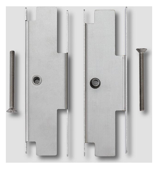 SIEDLE Montageelement-Tür 1f UP si VA ZB/KR 613-0 106,5x30,5x12,5mm