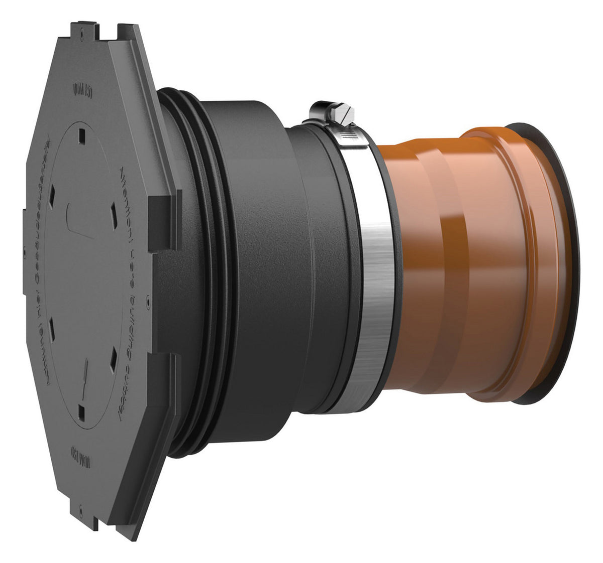 Hauff Universal-Wanddurchführung UDM m. KG-Rohr AD 110 mm Wandstärke 300 mm | 3030300195