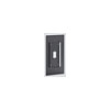 SIEDLE Putzblende 1f UP sw VA HT/NB 800-0 S 150x282x1mm