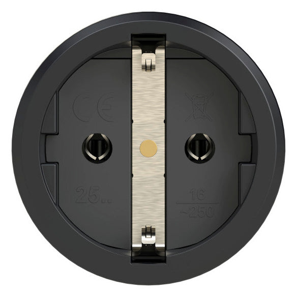 PC ELECTRIC Schutzkontaktkupplung Gummi IP54 ger sw 2522-sb