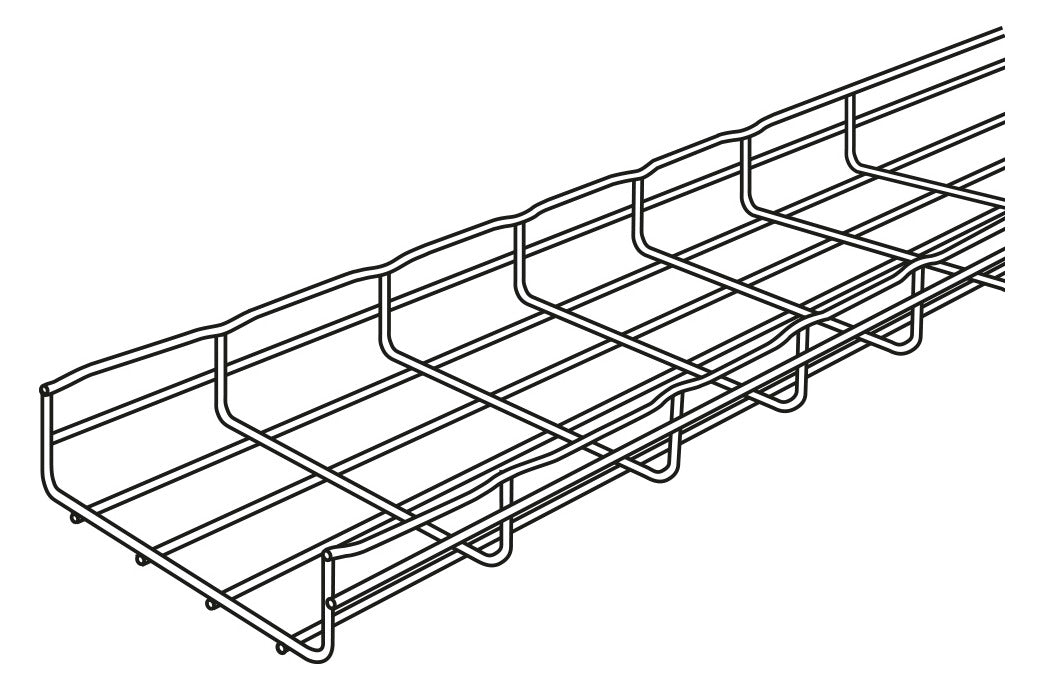 LEGRAND Gitterrinne U-Form 54x100x3000mm CABLOFIL CM000071 geschraubt o.Verb