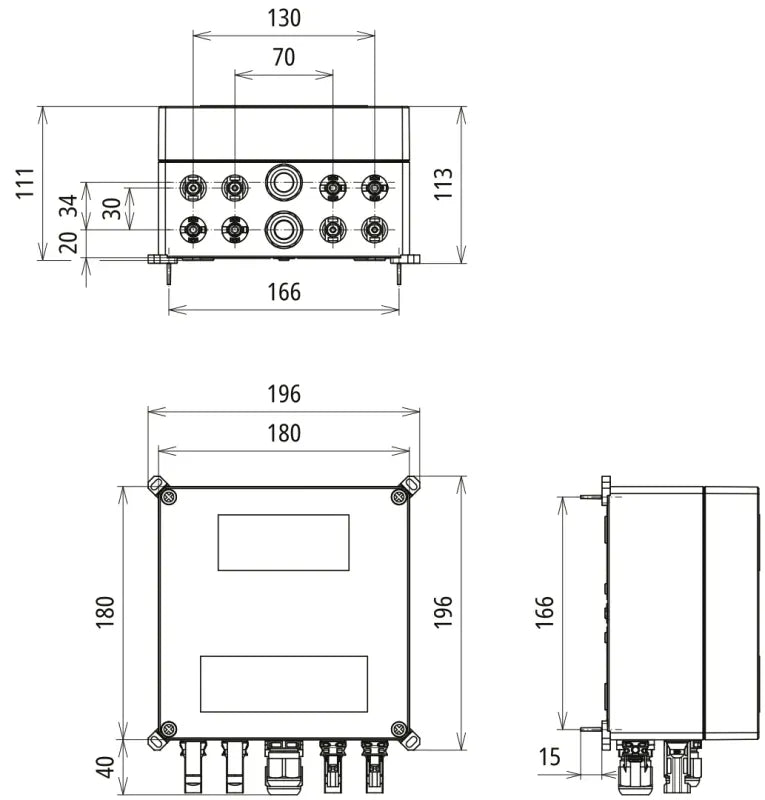 DEHNcube 2 YPV 1100 2M 1S MC4