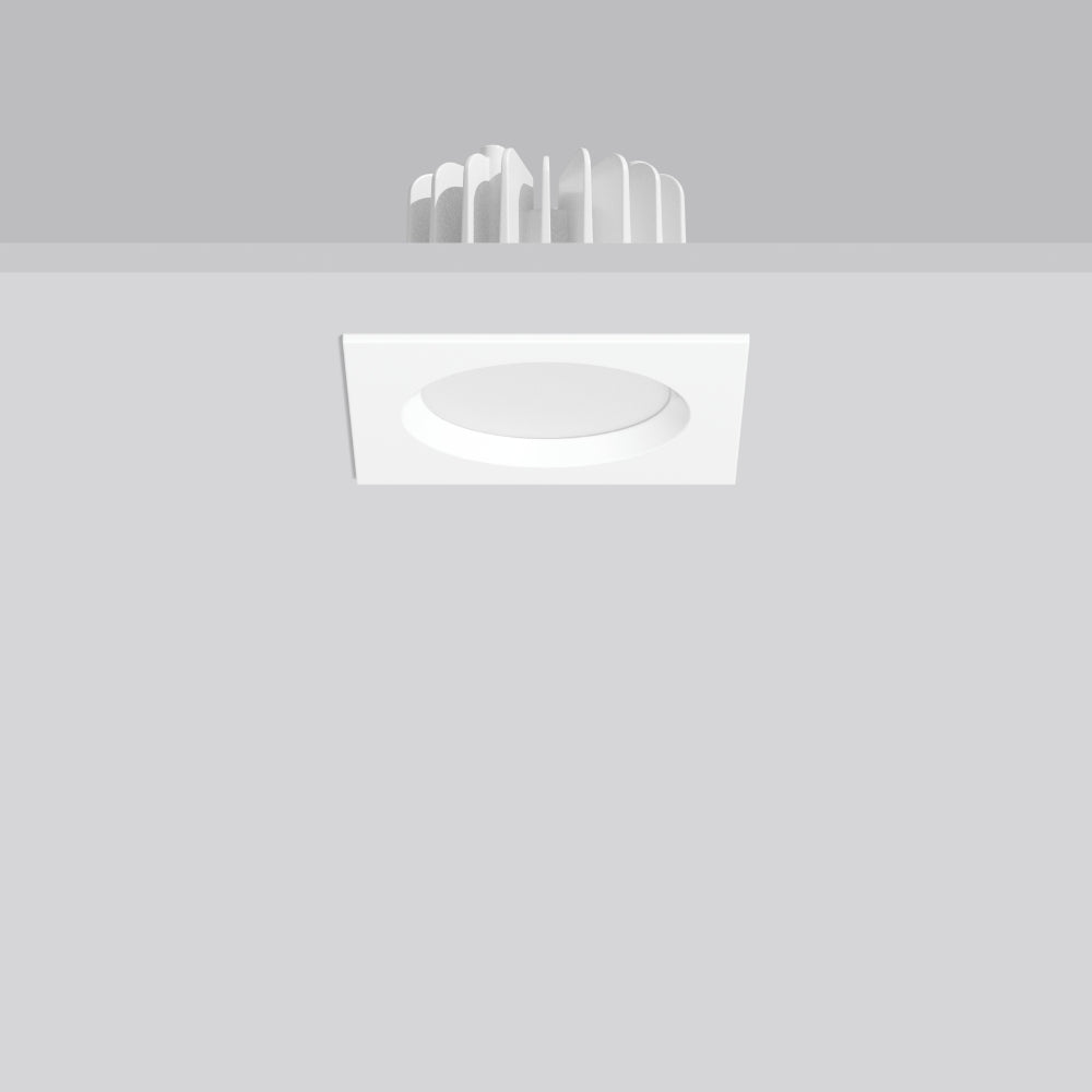 RZB LED-Einbaustrahler 10W dim 1LED ws 901435.002 dim 3000K ws 660lm ws mt Alu