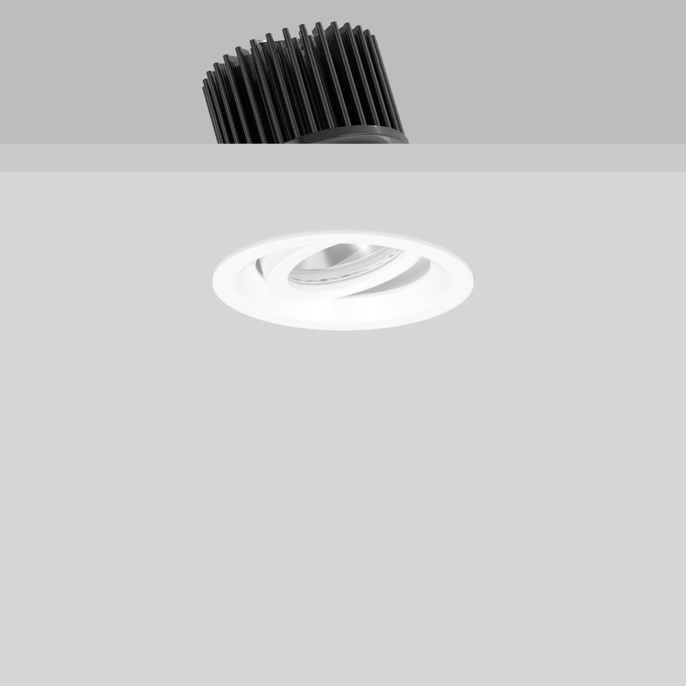 RZB LED-Einbaustrahler 13W Konv DALI ws LevidoSwingRound 901608.002.1.76 1LED