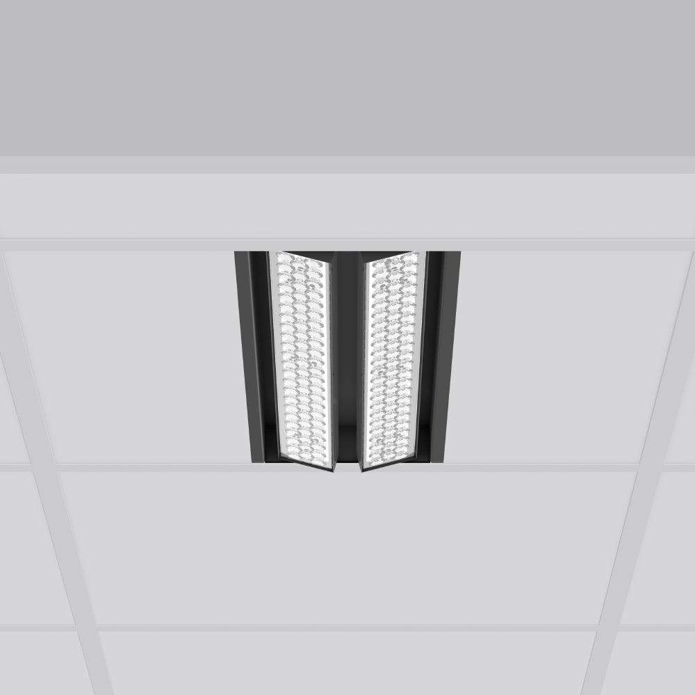 RZB LED-Einbaustrahler 2x35-68W Konv sw TX-MOVE 901732.003.3 2LEDs 3500K ws sw