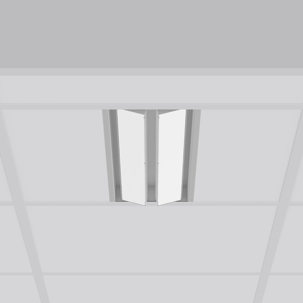 RZB LED-Einbaustrahler 2x35-68W Konv si TX-MOVE 901735.004.3 2LEDs 3500K ws si