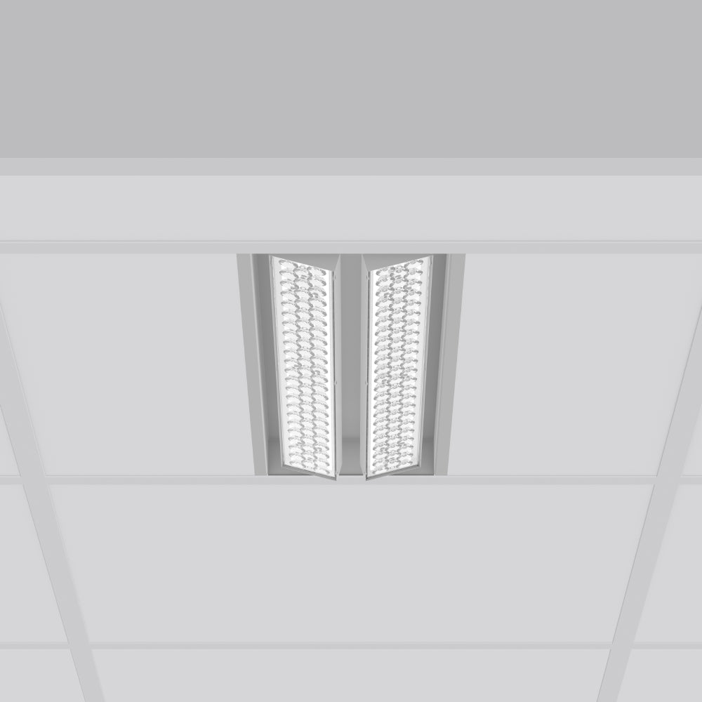 RZB LED-Einbaustrahler 2x35-68W Konv si TX-MOVE 901737.004.3 2LEDs 3500K ws si