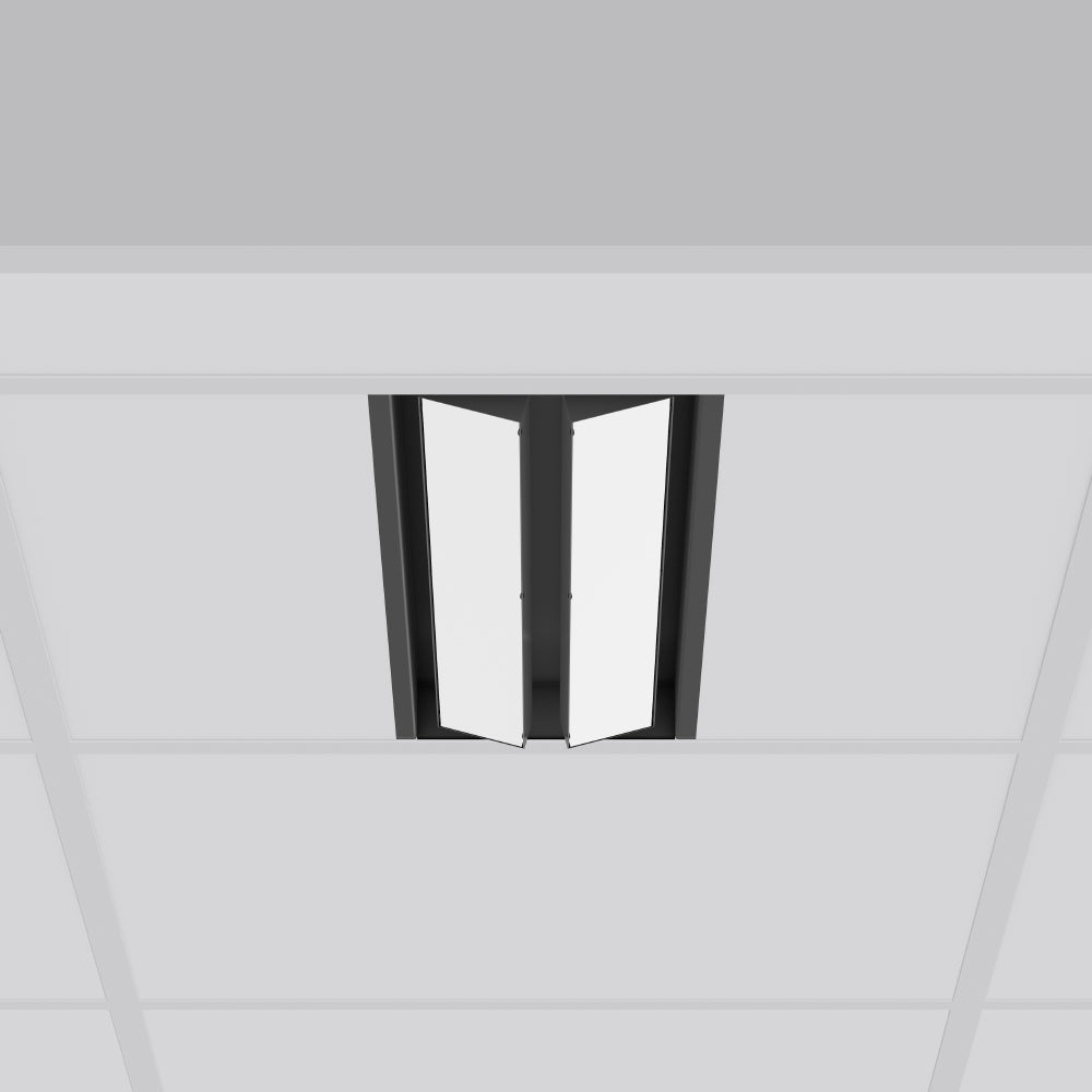 RZB LED-Einbaustrahler 2x35-68W EVG DALI TX-MOVE 901739.003.3.76 2LEDs sw 3500K
