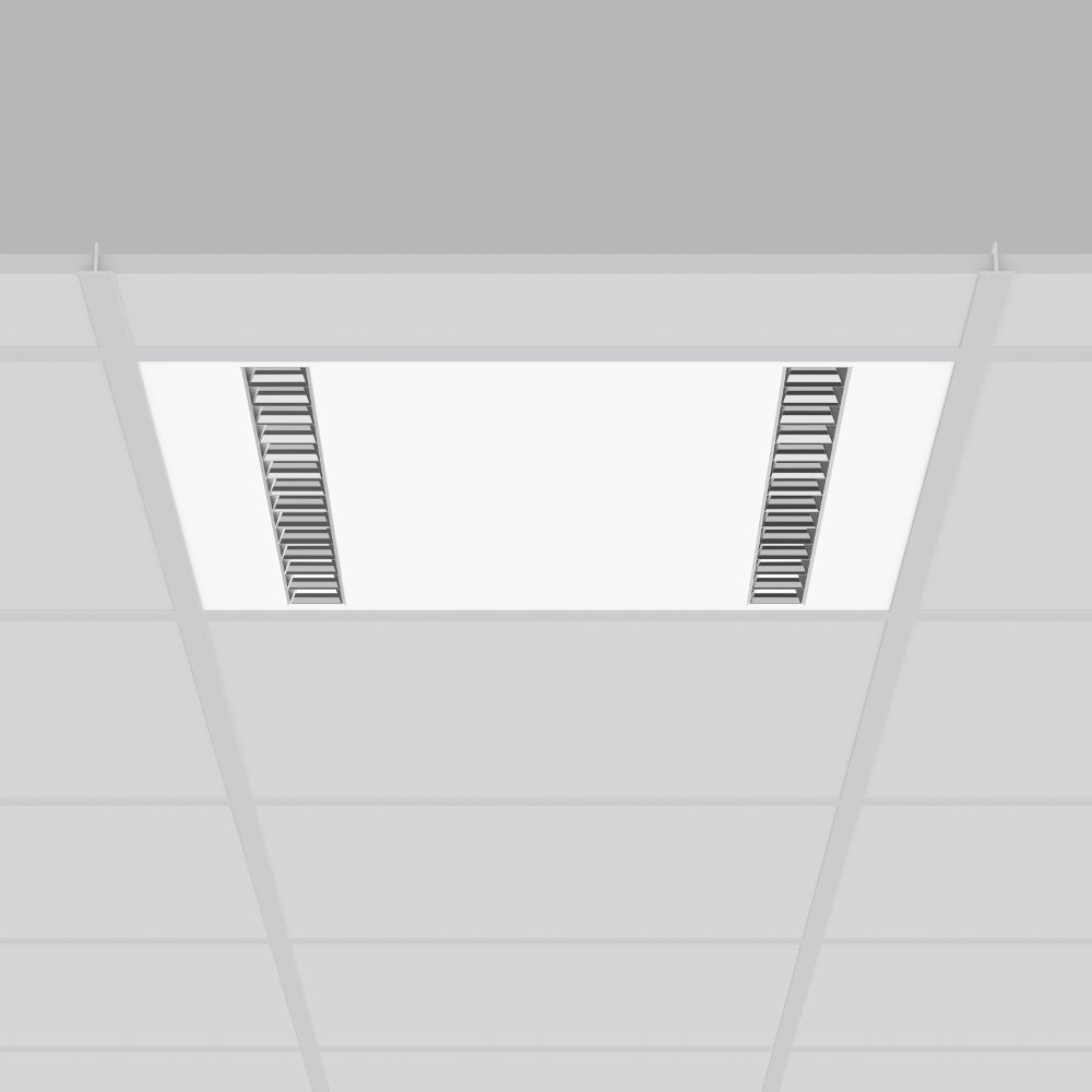 RZB LED-Deckeneinbauleuchte 25W 4000K ws 901843.002.1.76 3500lm Konv DALI