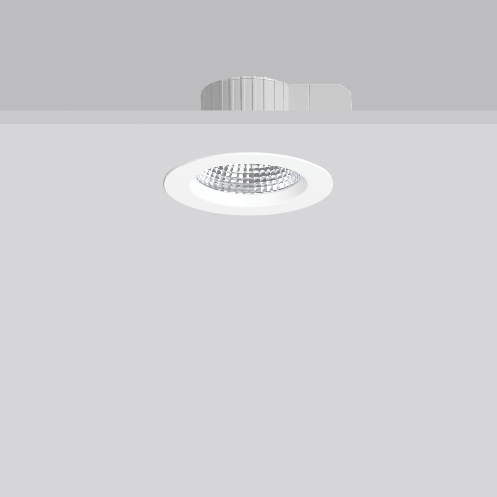 RZB LED-Einbaustrahler 8W Konv 1LED ws ARELO 901848.002 3000-4000K ws 1050lm