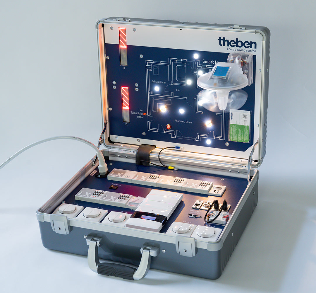 THEBEN Tastsensor REG inkl.Ankoppl Ausbildungskoffer Smart Home LUXORl