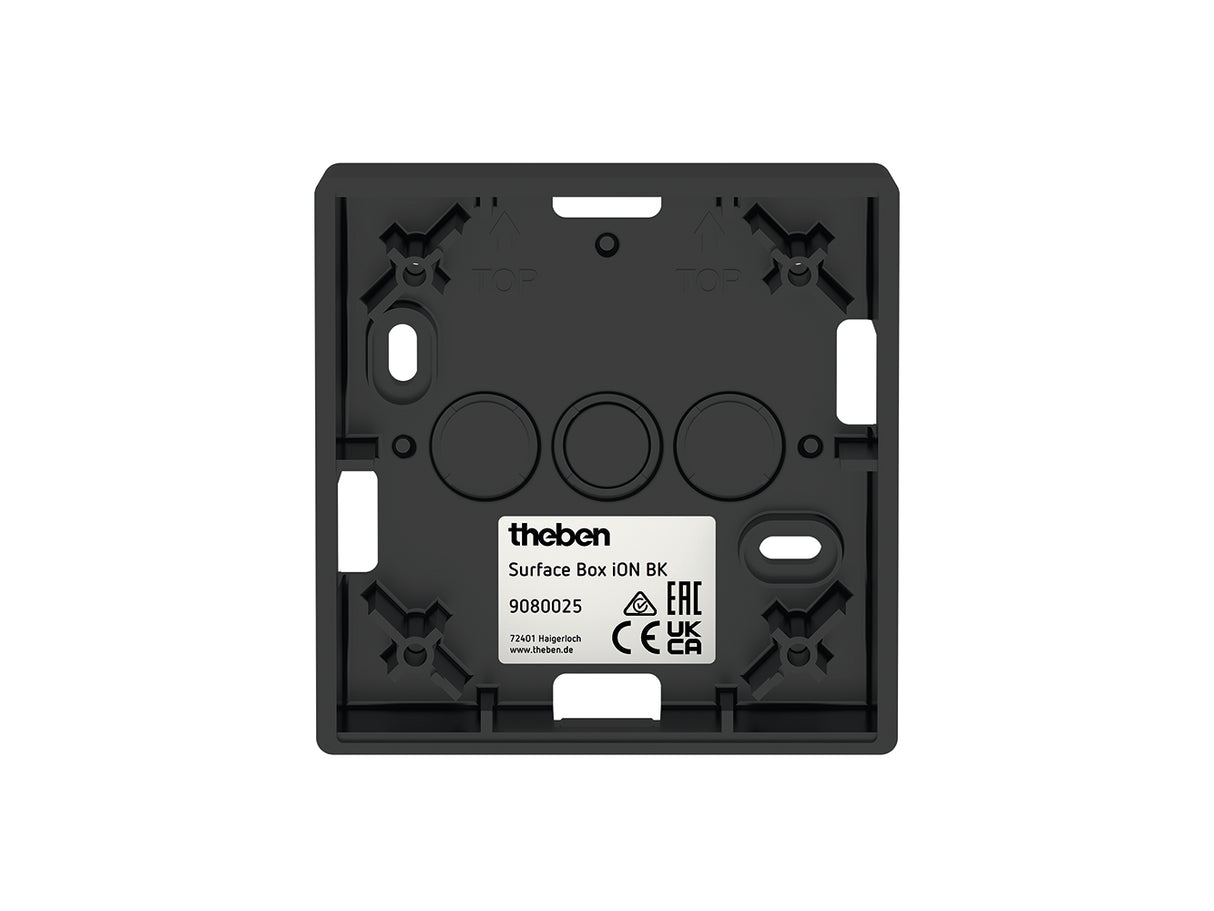 THEBEN Aufputzgehäuse sw Zubehör Surface Box iON BK