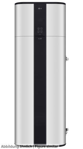 Brauchwasser-Wärmepumpe LG WH27STR2 270l Standgerät, Edelstahlgehäuse, Therma V