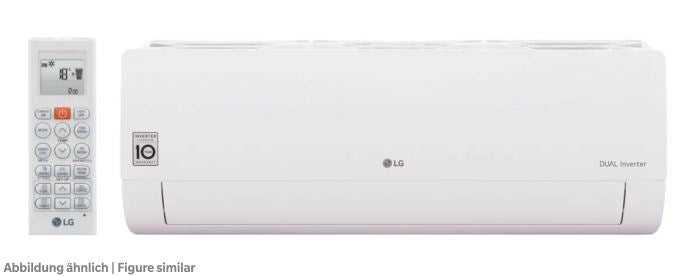 Wandgerät LG Dualcool S12EQ.NSJ, IR-FB 3,5kW, Special EQ, R32 *