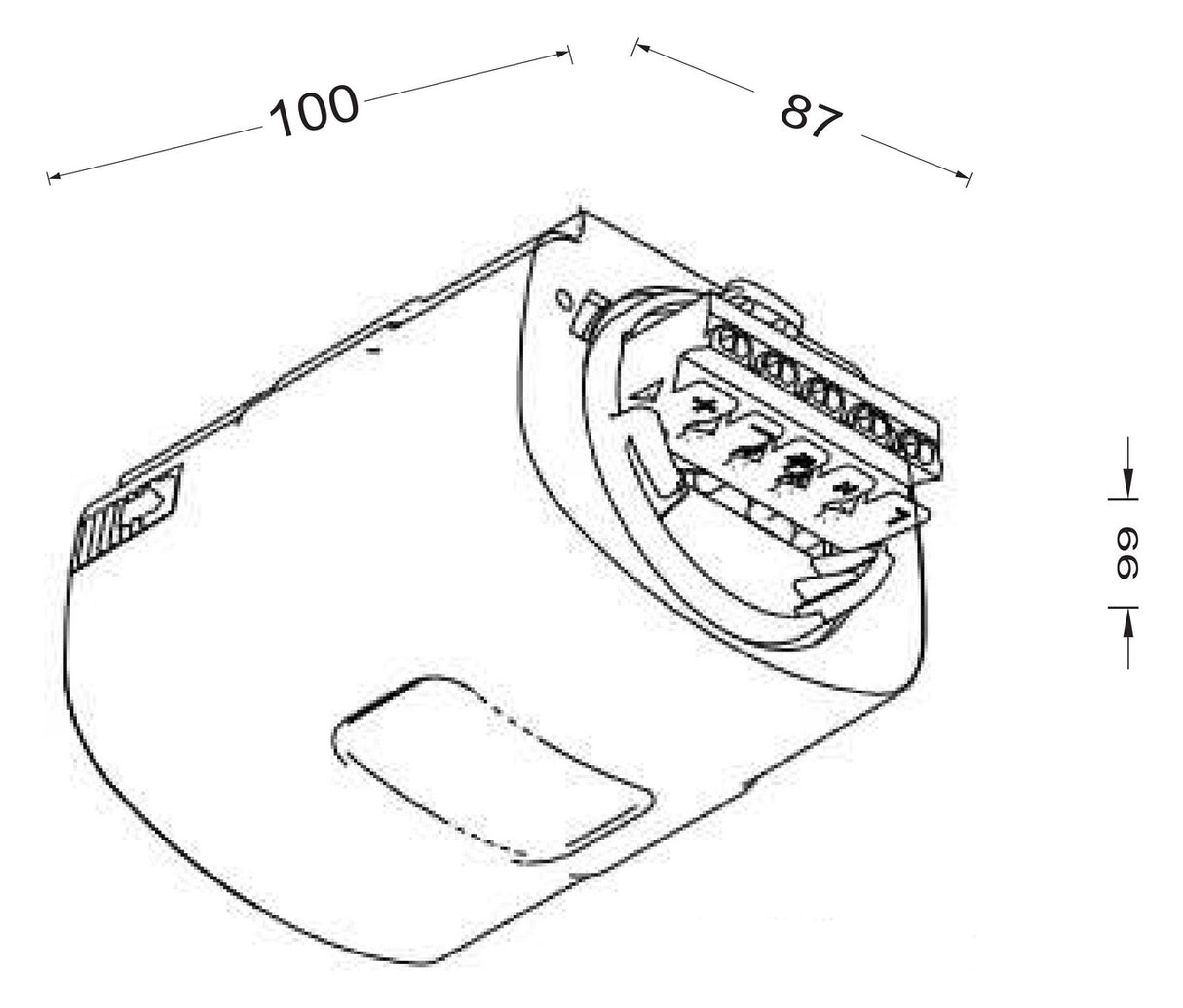 REGIOLUX Anwesenheitssensor PGPC HF DALI ws RAL9003