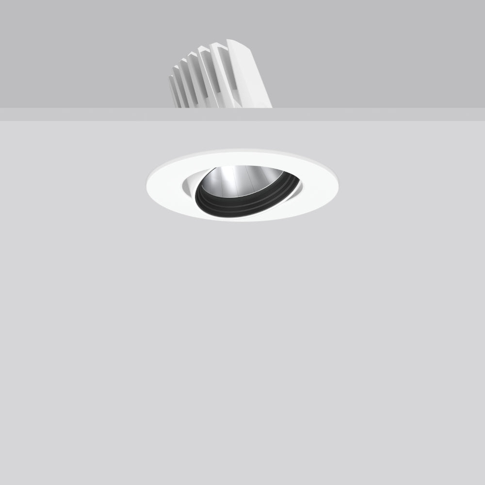 RZB LED-Einbaustrahler 29W Konv 1LED ws RONDOS 911627.002.1 4000K ws 3800lm ws