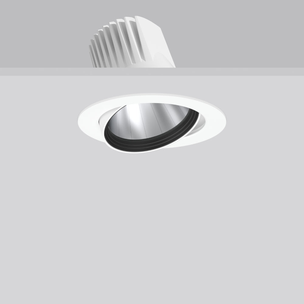 RZB LED-Einbaustrahler 33W Konv DALI ws RONDOS 911659.002.76 1LED 2150lm ws mt