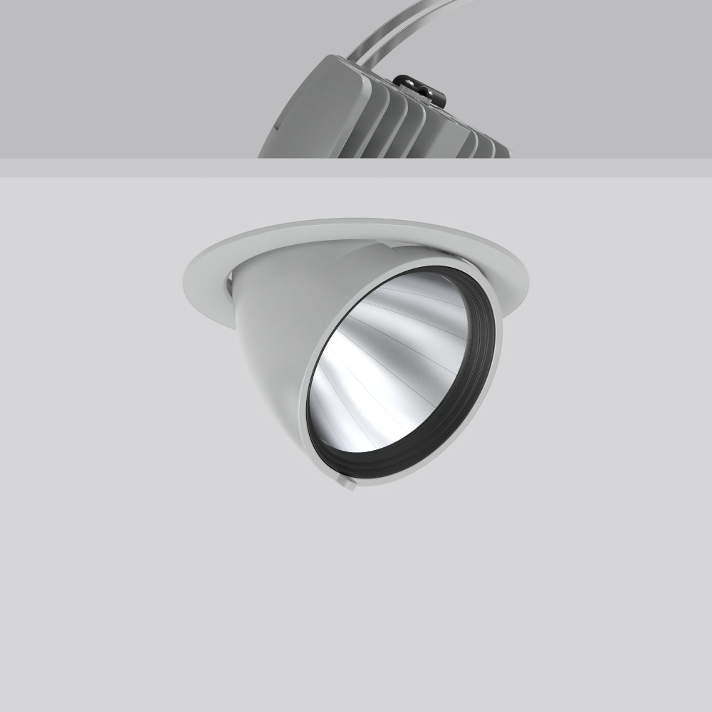 RZB LED-Einbaustrahler 25W Konv 1LED si GOLAS 911584.004.3 3500K ws 3300lm si