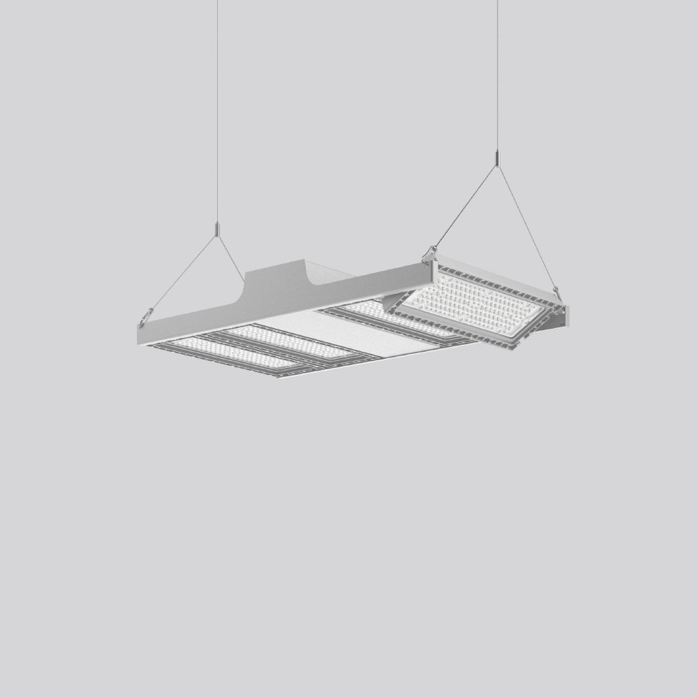 RZB LED-Sporthallenleuchte 225W 6500K 921687.004.1.76 34800lm Konv DALI sym