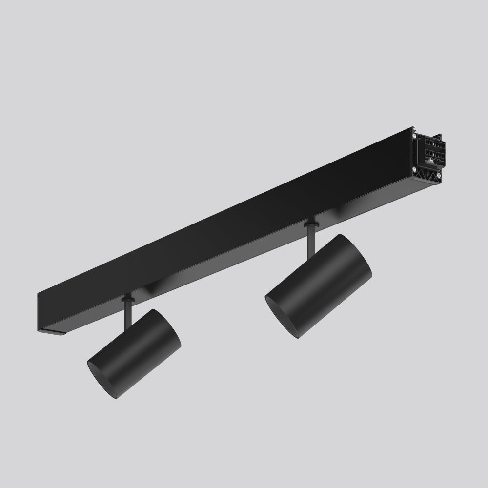 RZB LED-Schienenstrahler 58W Konv 2LEDs Linedo 951233.943.400.200 sw 4000K ws