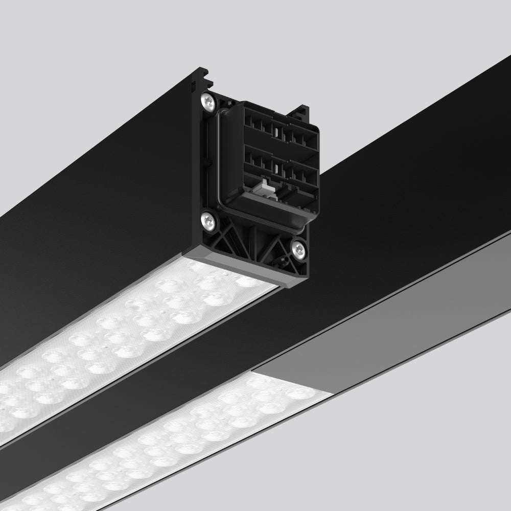 RZB LED-Geräteträger 43W 5000K 6650lm sw LINEDO 952360.853.776.502 2LEDs Konv