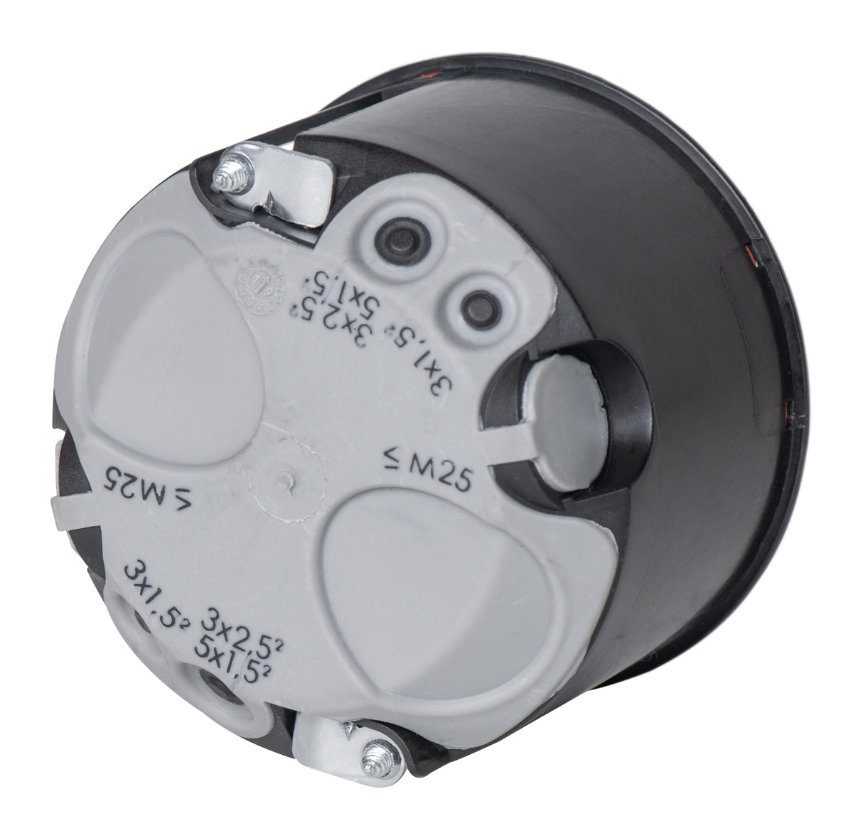 F-TRONIC Brandschutzdose E90 HW windd BS2700 68x50mm Kst IP30 rnd