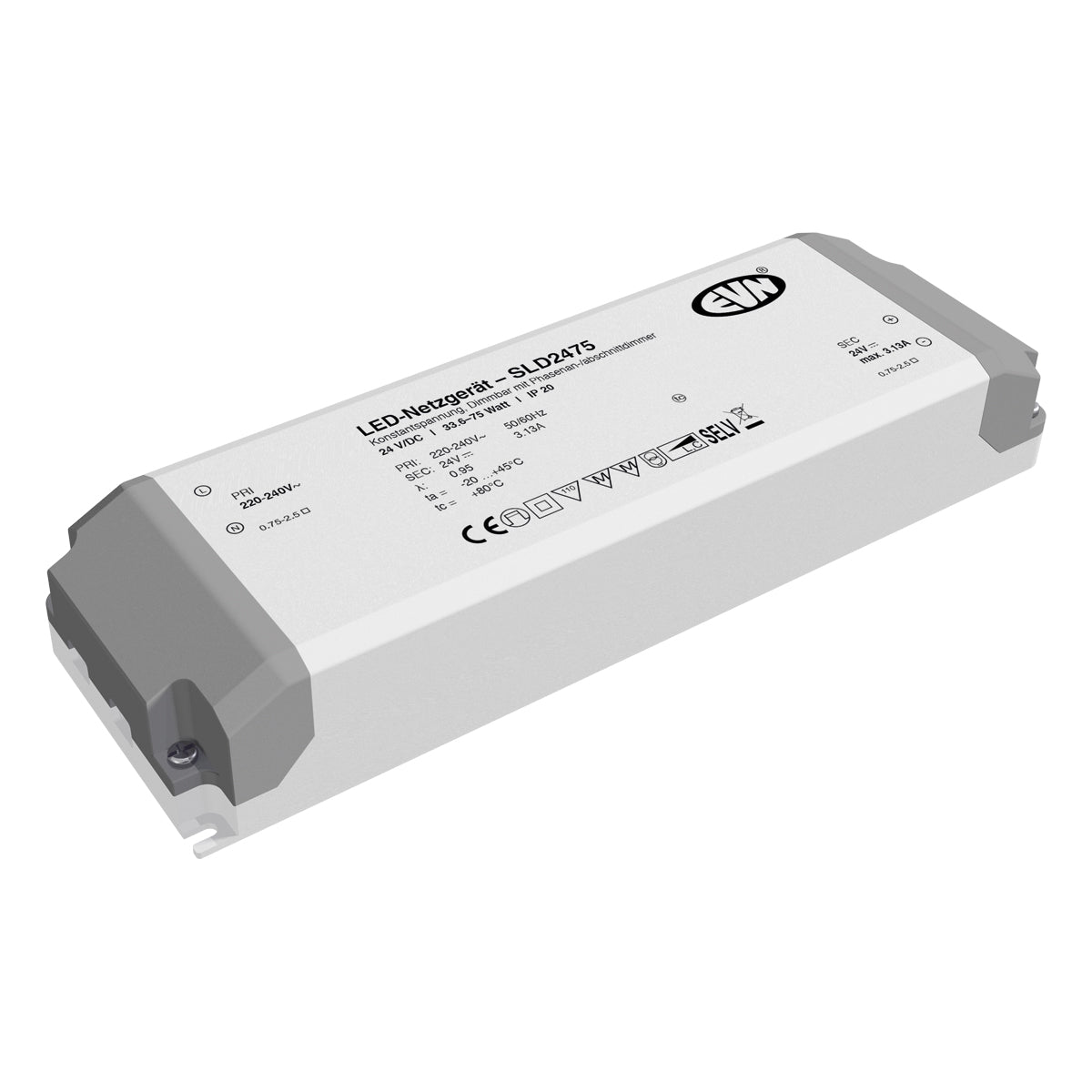EVN LED-Steuerung 33,6-75W 1400mA 24V SLD2475 dim dim IP20 Kstgeh dyn
