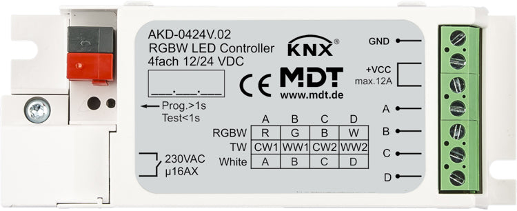 MDT LED Controller 4-Kanal, RGBW AKD-0424V.02