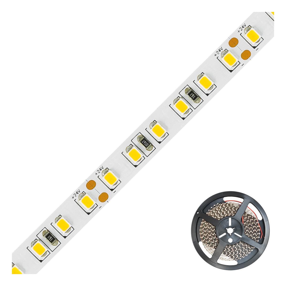 EVN LED-Lichtband 9,6W/m ws 3000K IP20 STR2024602802 120Stk/m DC 24V