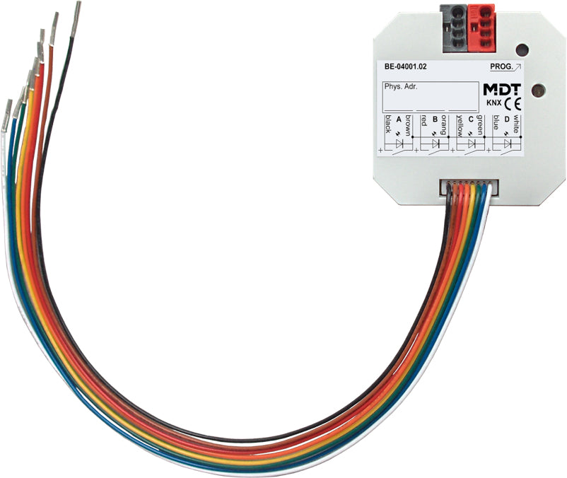 MDT Tasterinterface 4-fach UP potentialfrei BE-04001.02