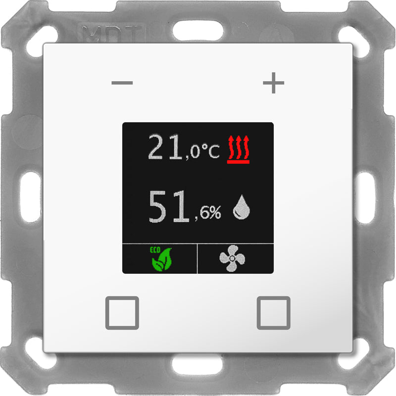 MDT Raumtemperaturregler 55mm m.FD rw gl SCN-RTR55S.01