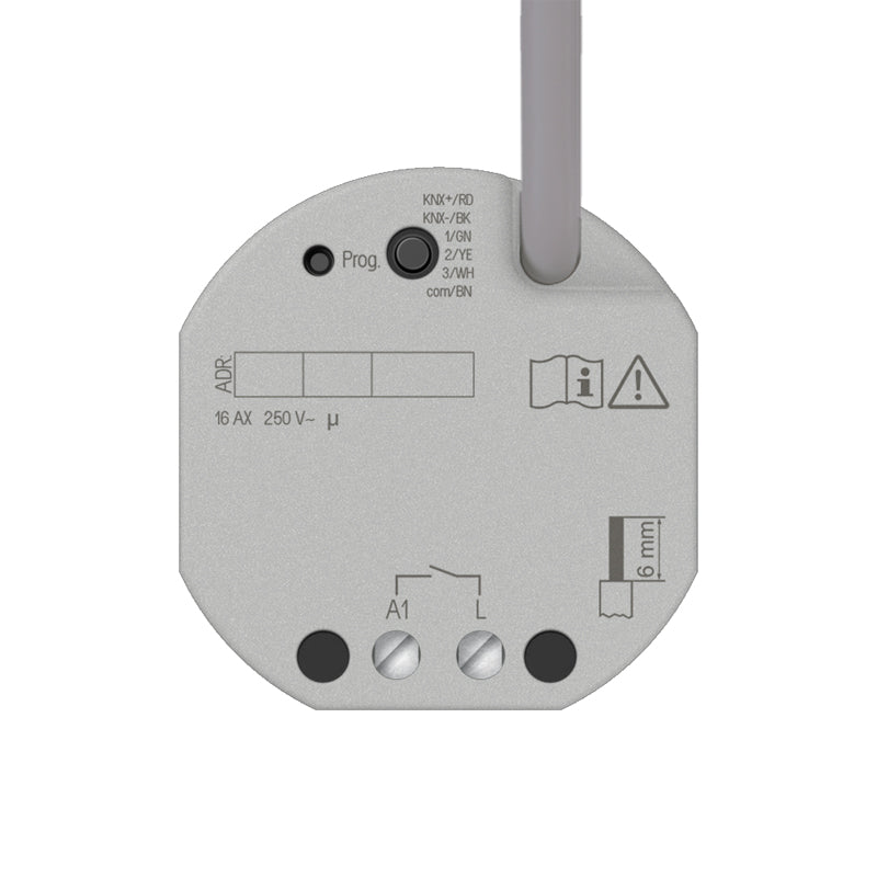 JUNG Schaltaktor KNX C-Last UP TE 1f 16A 23001 1S U 3000W 21-32V