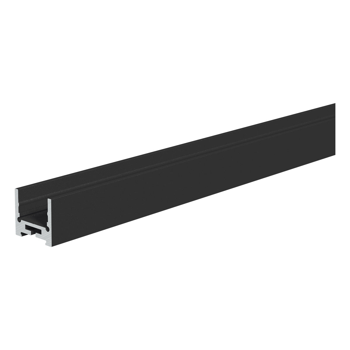 EVN Anbauprofil sw Alu 2000x18,5x17mm APFB200