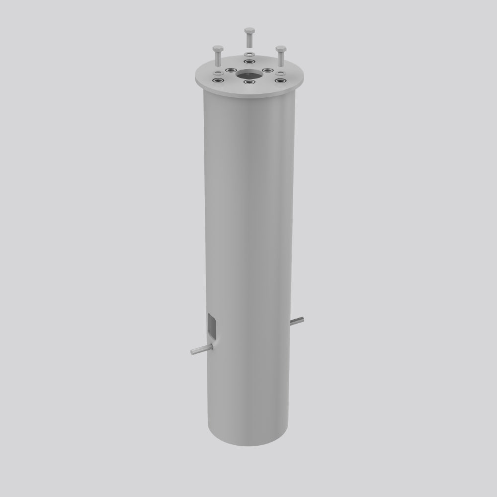 RZB Erdeinbausockel alu 153mm H596mm 982156.000