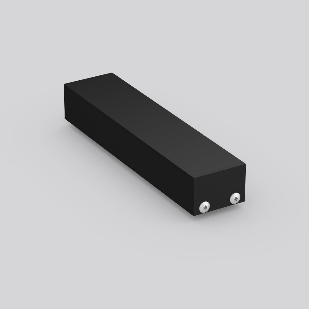 RZB Baldachin sw Alu 185x42x30mm LINEDO Single 982575.013