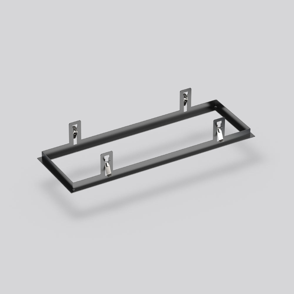 RZB Einbaurahmen sw Alu L626mm B214mm 982867.003 H2mm