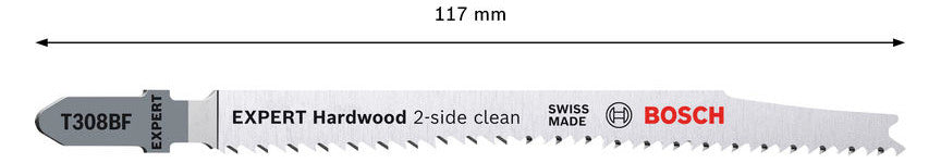 BOSCH-EW Stichsägeblatt Holz 117mm RBE- 3ER T 308 BF
